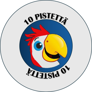 10 pistettä, sininen (24kpl)